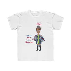 Blue Kids Regular Fit Tee