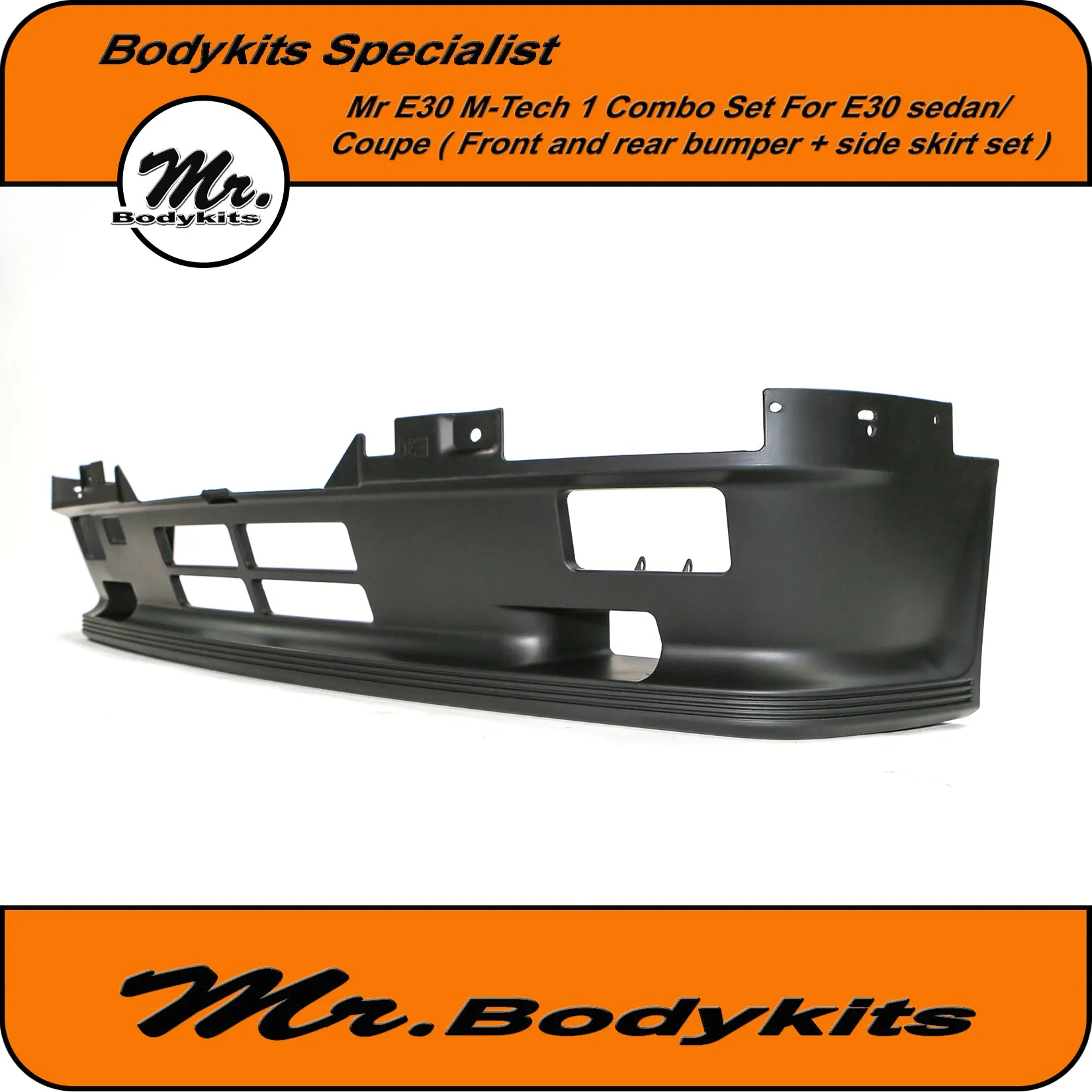 BMW E30 M-Tech 1 Style Bodykits (Front & Rear Bumper   Side Skirts) Combo Set - Sedan/Coupe by Mr Bodykits