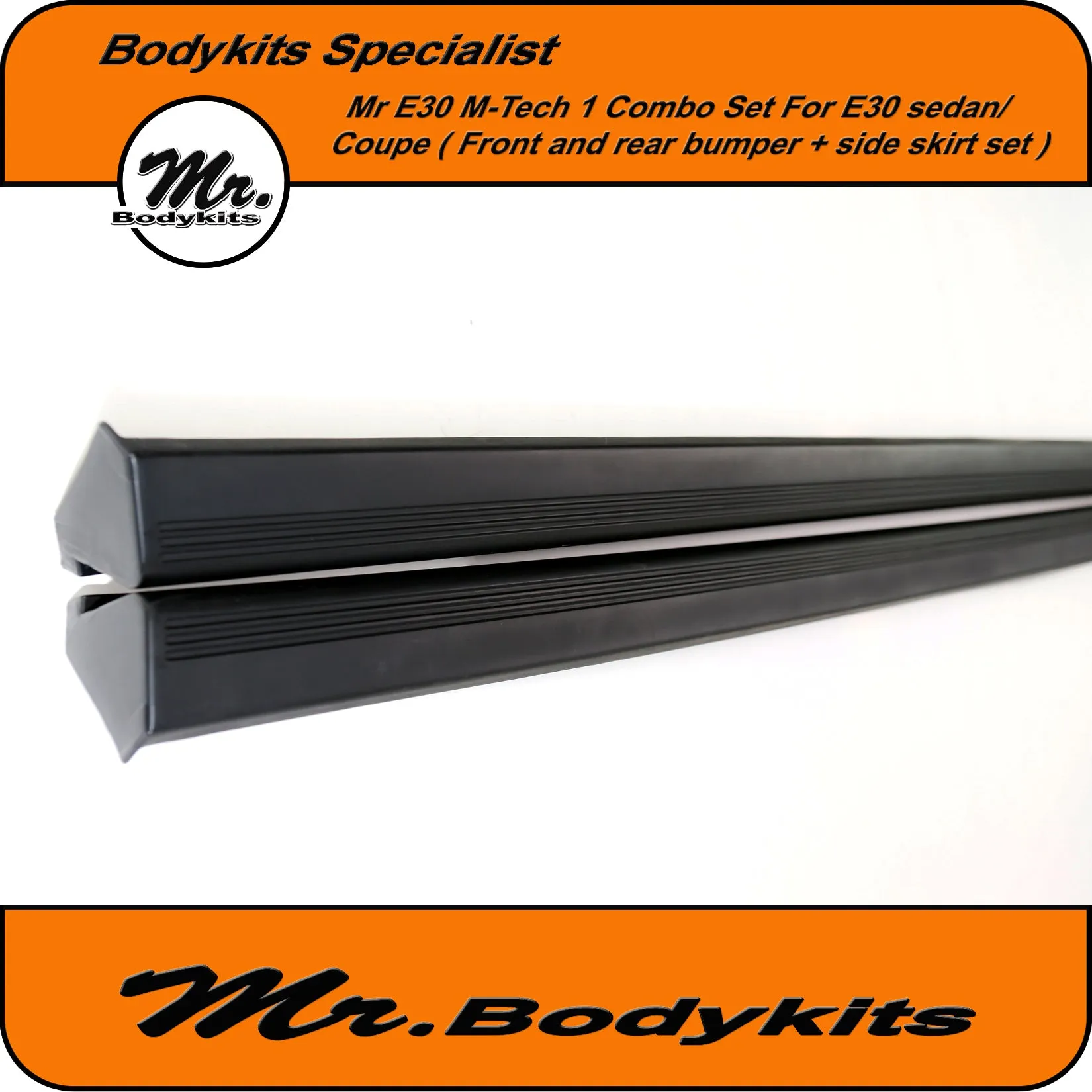 BMW E30 M-Tech 1 Style Bodykits (Front & Rear Bumper   Side Skirts) Combo Set - Sedan/Coupe by Mr Bodykits