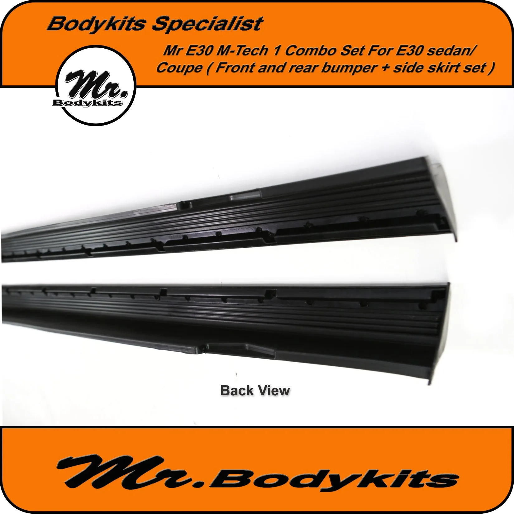 BMW E30 M-Tech 1 Style Bodykits (Front & Rear Bumper   Side Skirts) Combo Set - Sedan/Coupe by Mr Bodykits