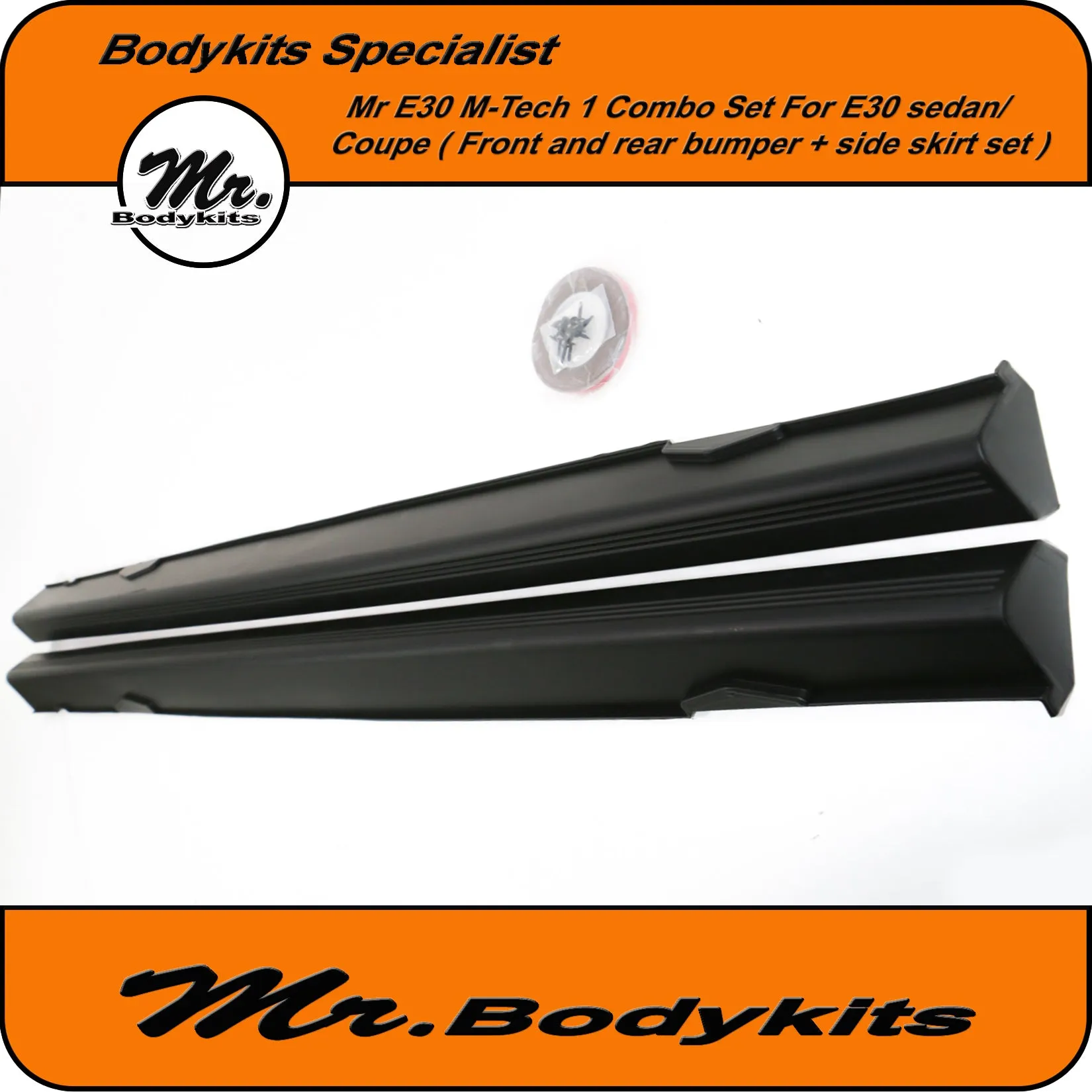 BMW E30 M-Tech 1 Style Bodykits (Front & Rear Bumper   Side Skirts) Combo Set - Sedan/Coupe by Mr Bodykits