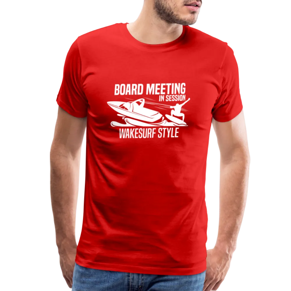 Board Meeting In Session Men's Premium T-Shirt