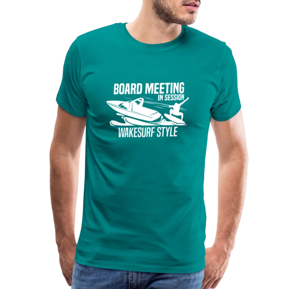 Board Meeting In Session Men's Premium T-Shirt