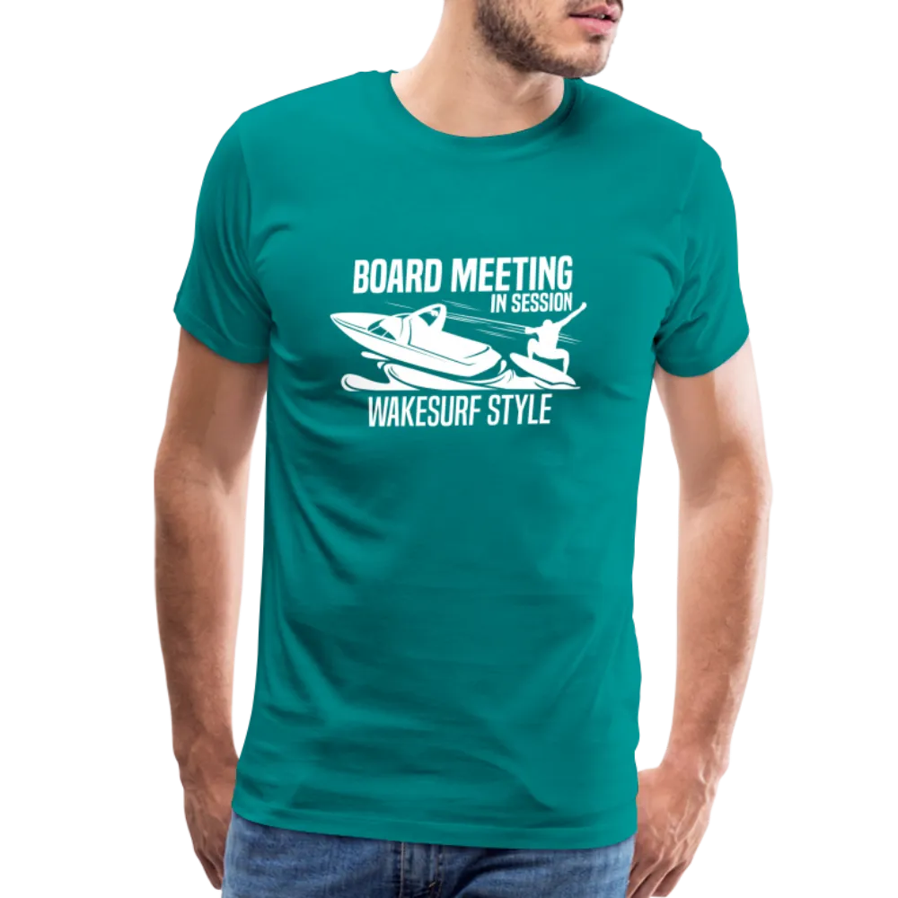 Board Meeting In Session Men's Premium T-Shirt