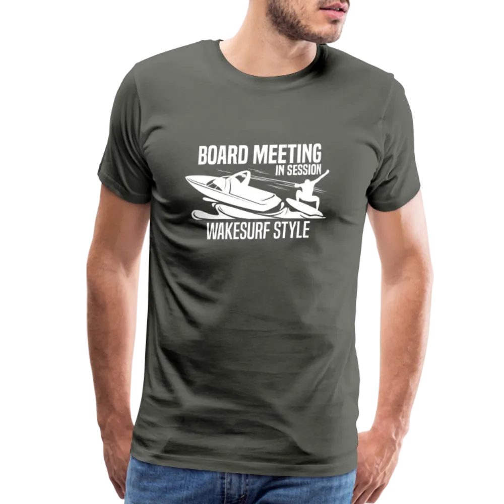 Board Meeting In Session Men's Premium T-Shirt