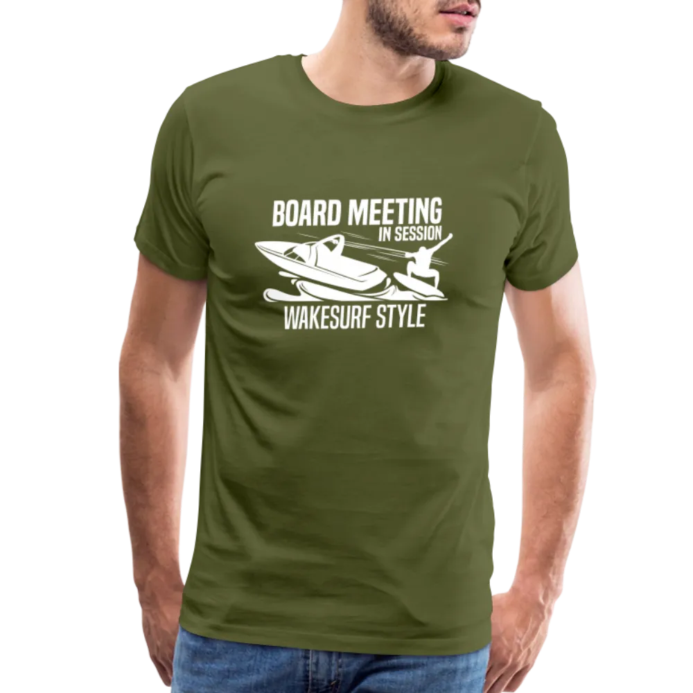 Board Meeting In Session Men's Premium T-Shirt