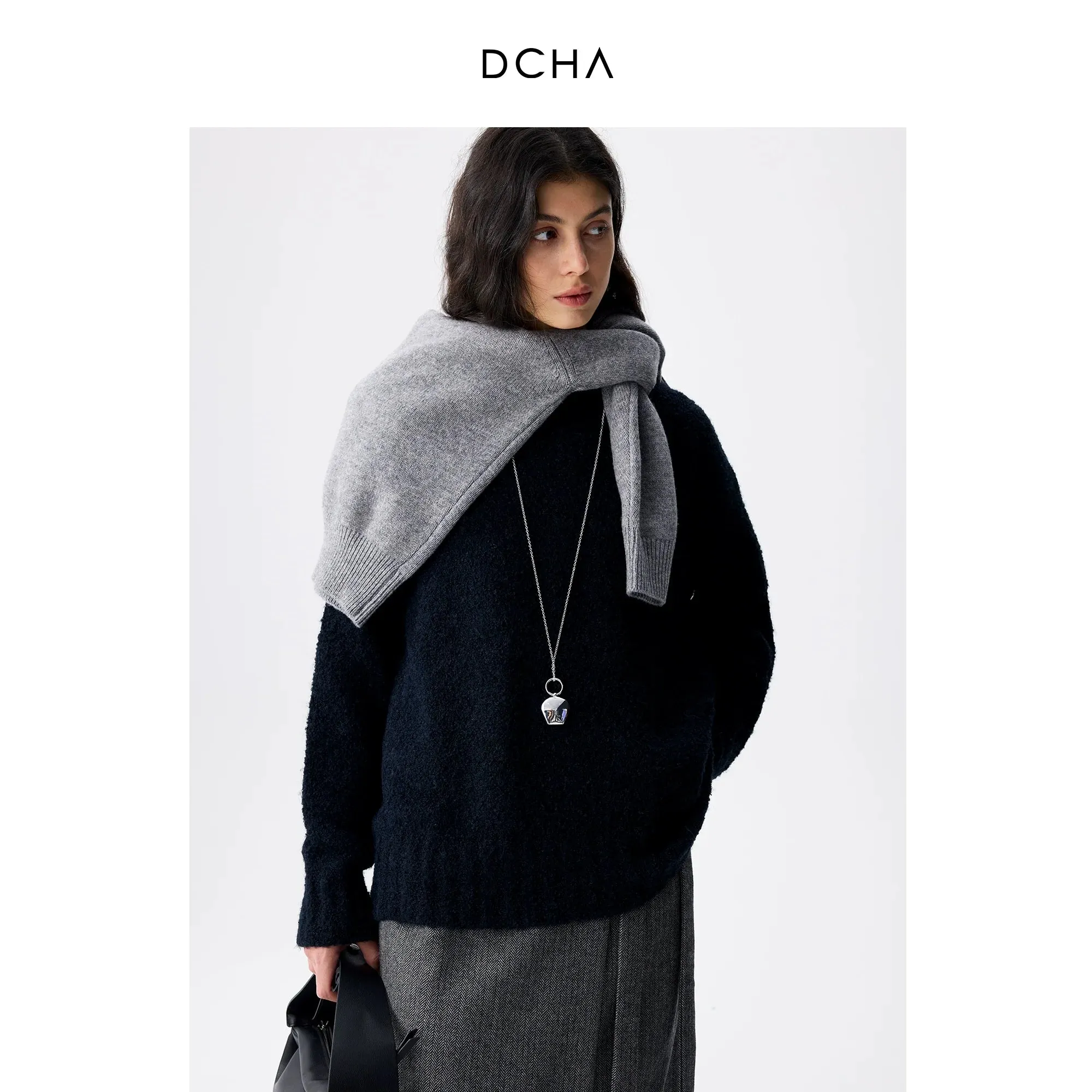 Bouclé Texture Sweater