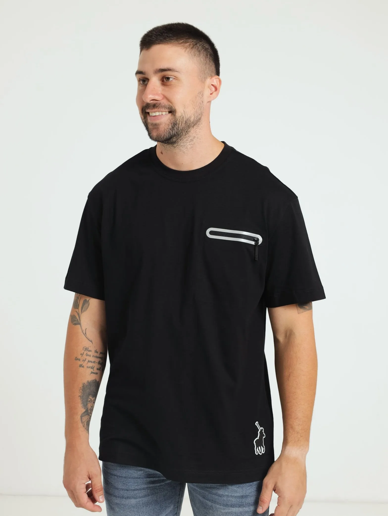 Box Fit Tee - Black