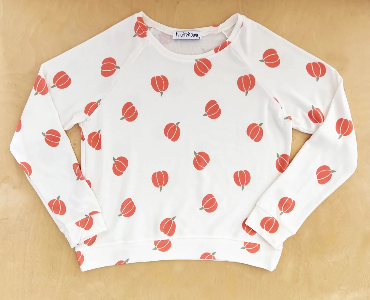 Brokedown Clothing Women's Mini Pumpkins Sweatshirt