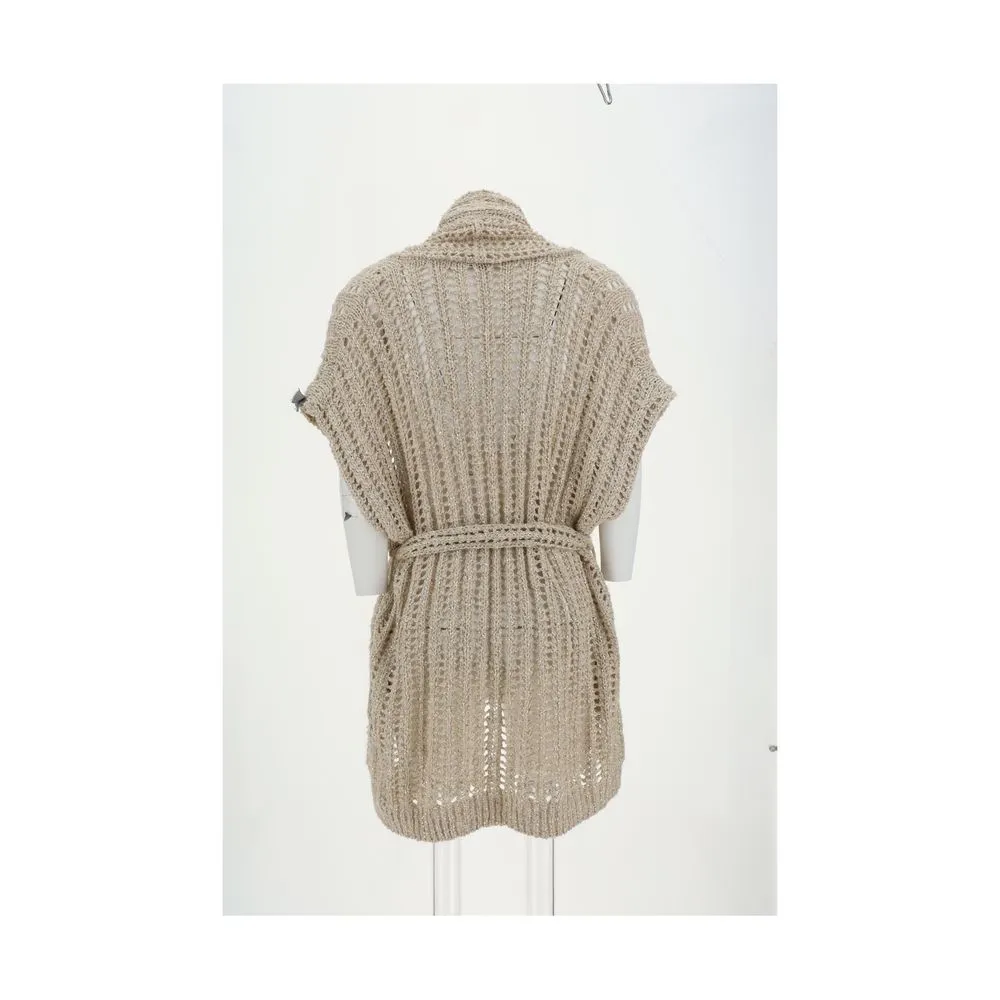 Brunello Cucinelli Perforated Cardigan with sequins