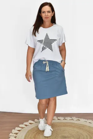Brynn Skirt - Blue