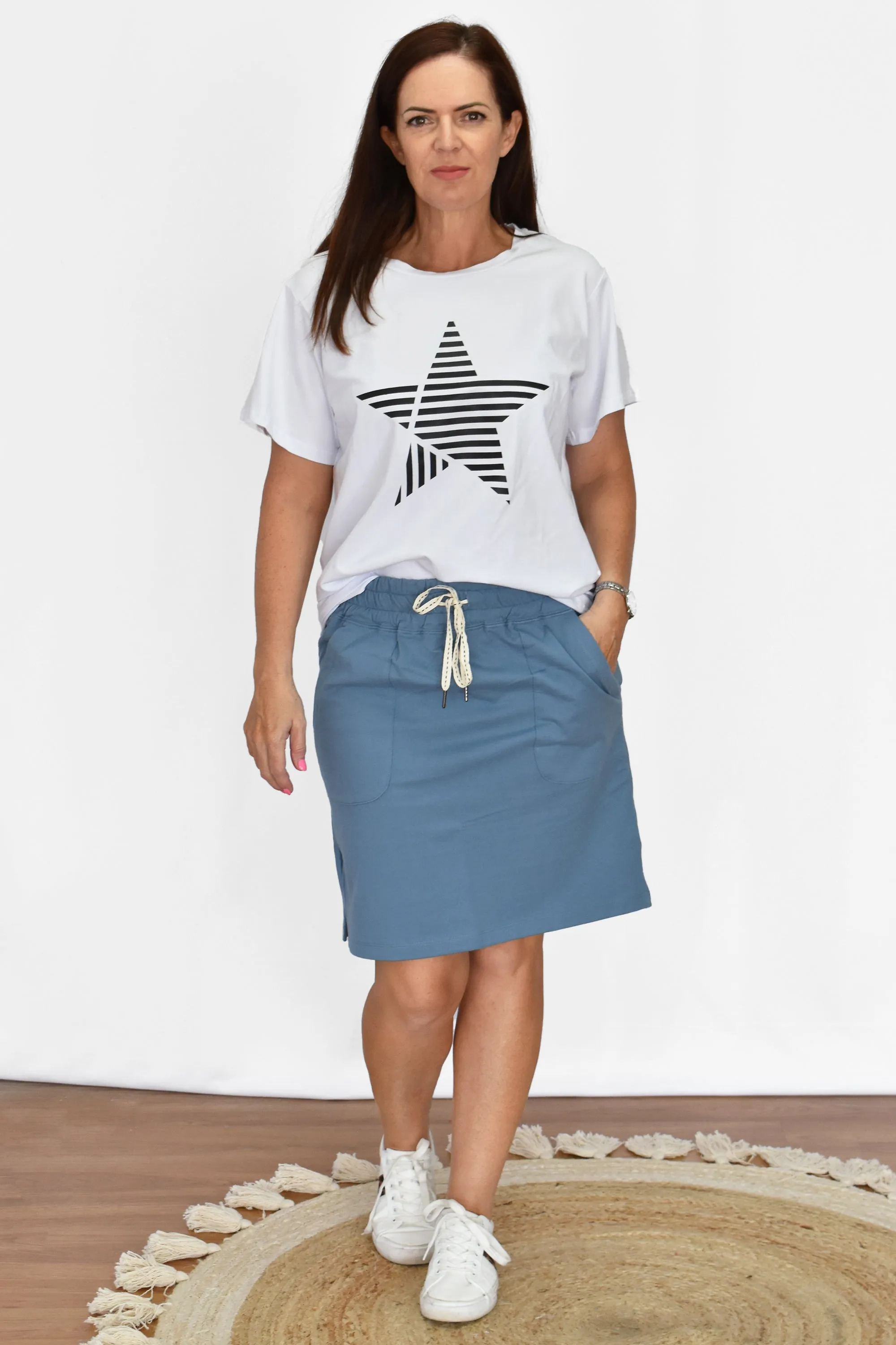 Brynn Skirt - Blue
