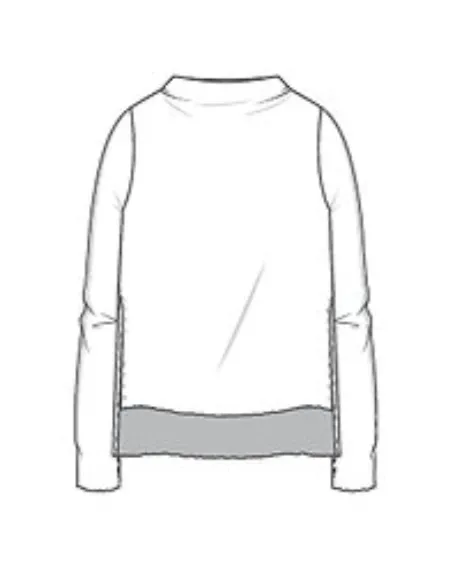 By Basics Funnel Neck Top