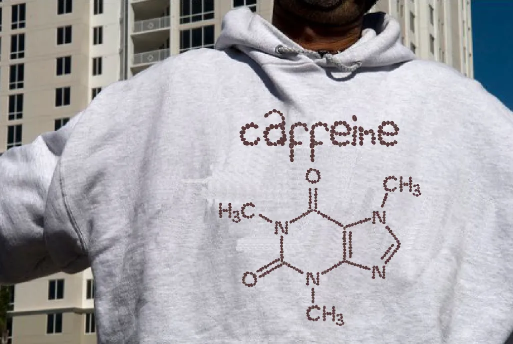Caffeine Molecule T shirt l Sweatshirt l Hoodie