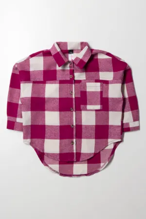 Check Shirt Purple