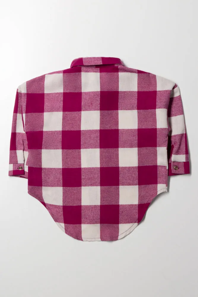 Check Shirt Purple