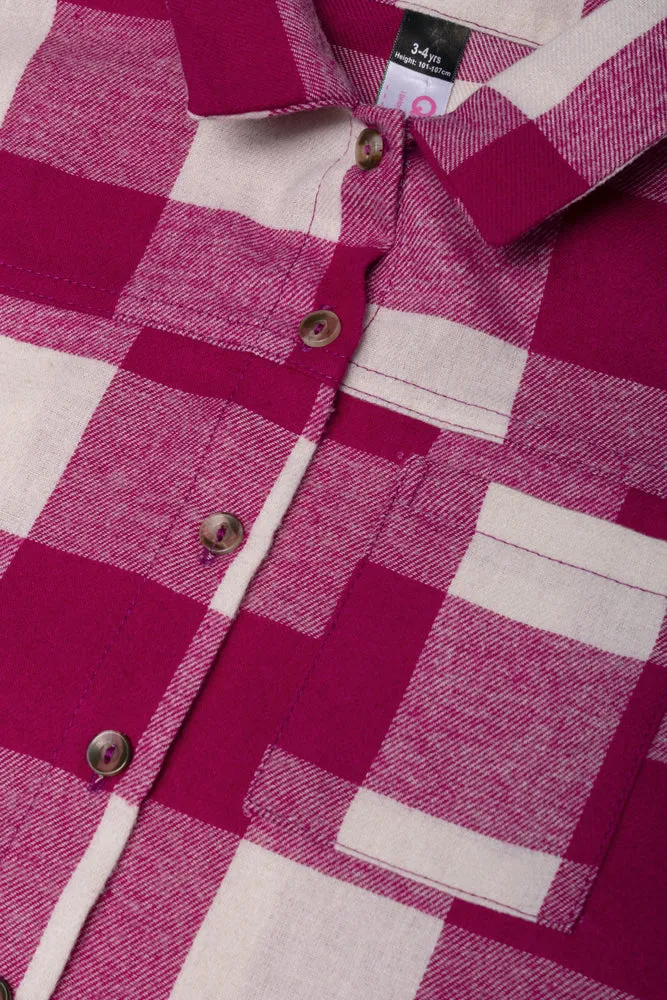 Check Shirt Purple
