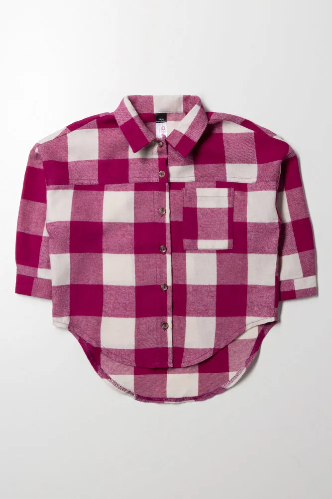 Check Shirt Purple