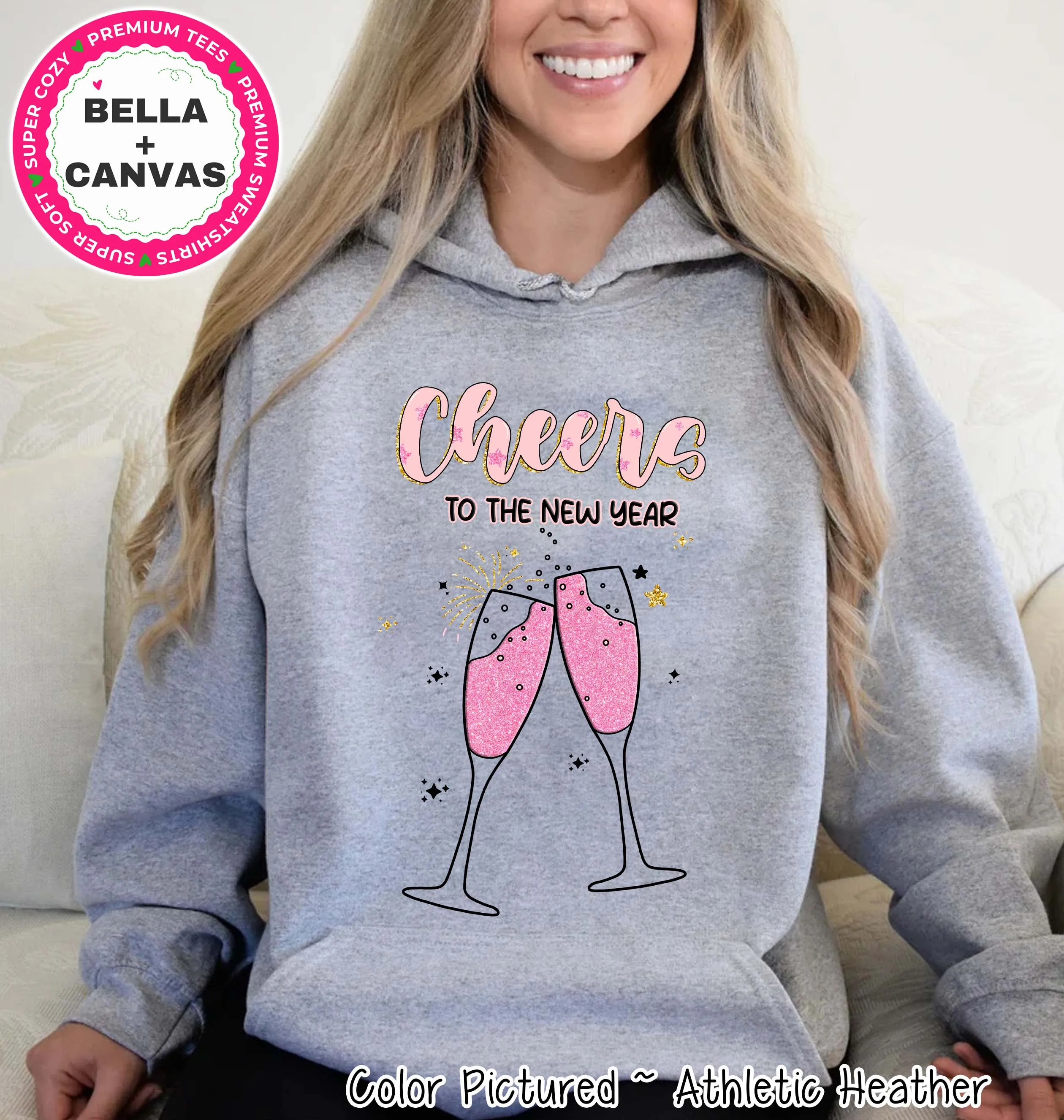Cheers to the New Year Tee or Sweatshirt