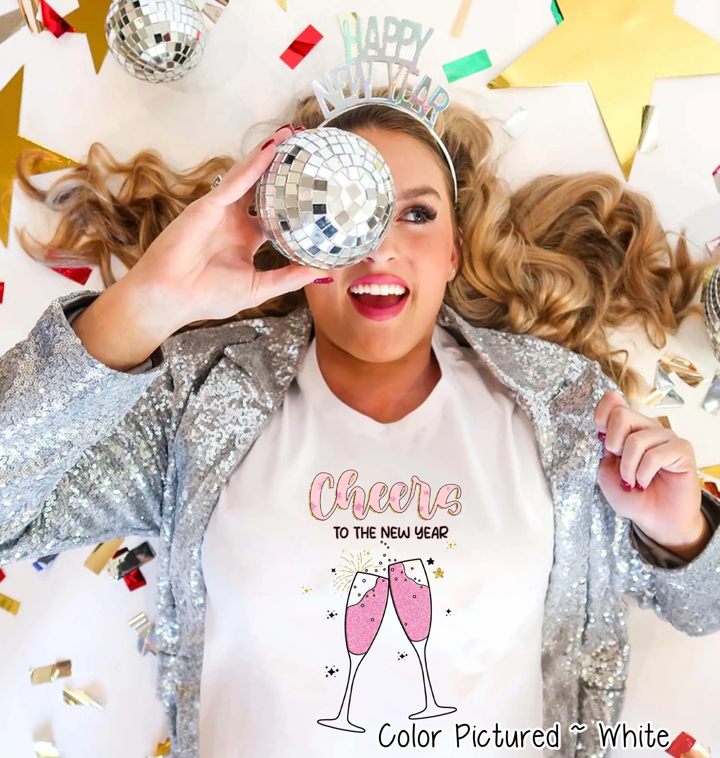 Cheers to the New Year Tee or Sweatshirt