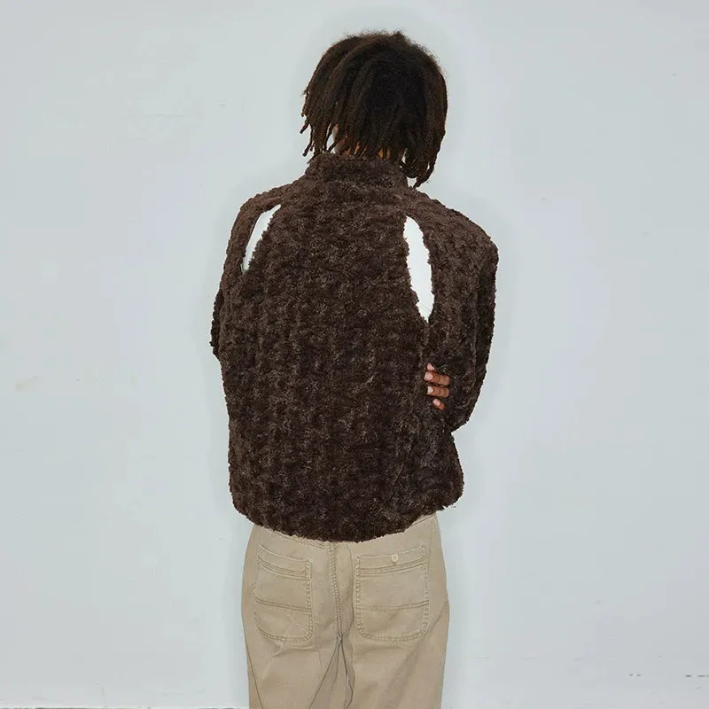 Chocolate Cloud Faux Fur Sweater