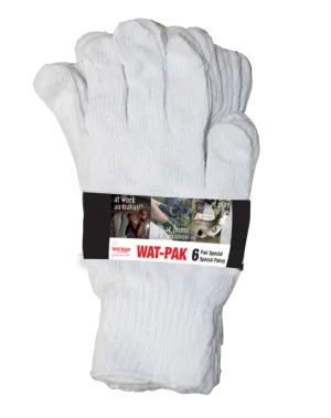 CL603-XL Gloves Cotton White Knight 6 Pkg