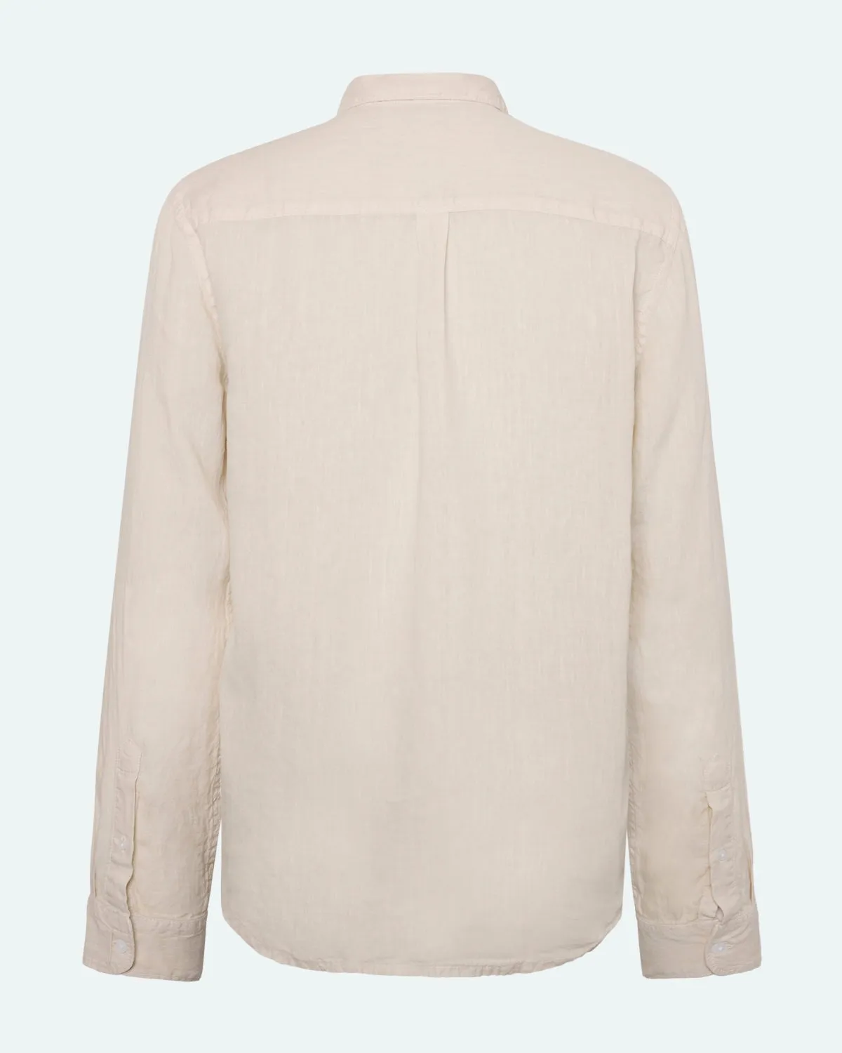 Colt long sleeved reg linen shirt 4115 - Rainy Day