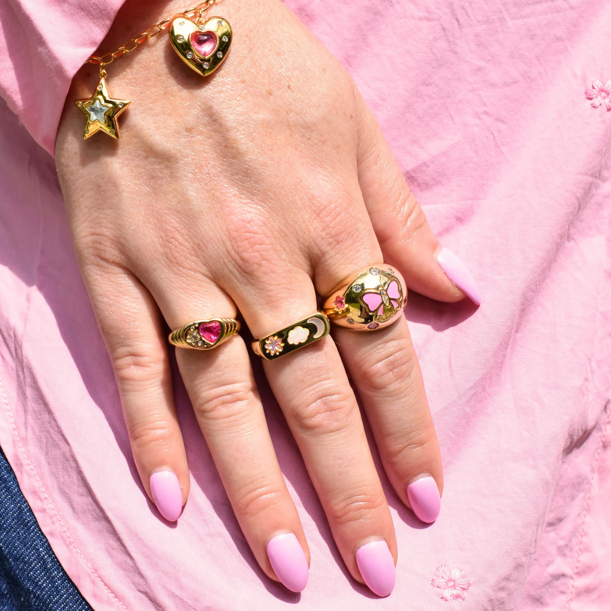 Cosmic Disco Bracelet Gold