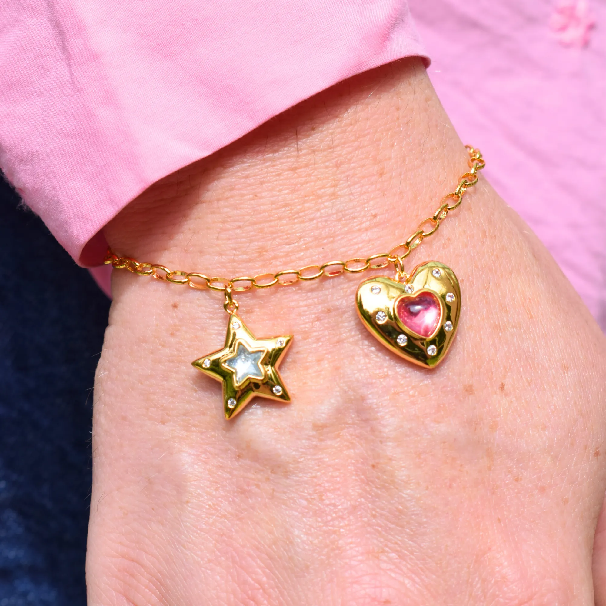 Cosmic Disco Bracelet Gold