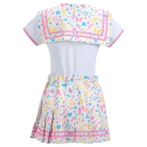 Cosplay Magical Girls Confetti Onesie Skirt Set