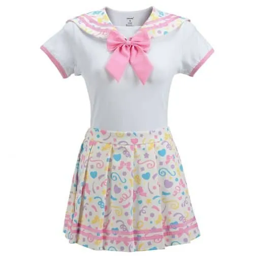 Cosplay Magical Girls Confetti Onesie Skirt Set