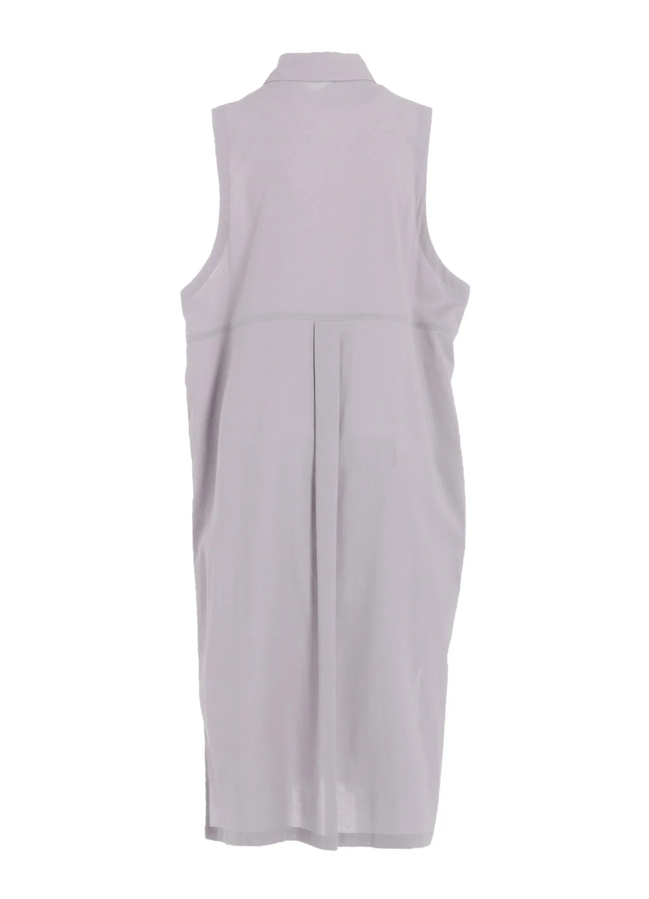 COTTON BOYLE VIYELLA SLEEVELESS SHIRT DRESS
