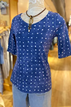 Cozy Rib Tile V-Neck Tee