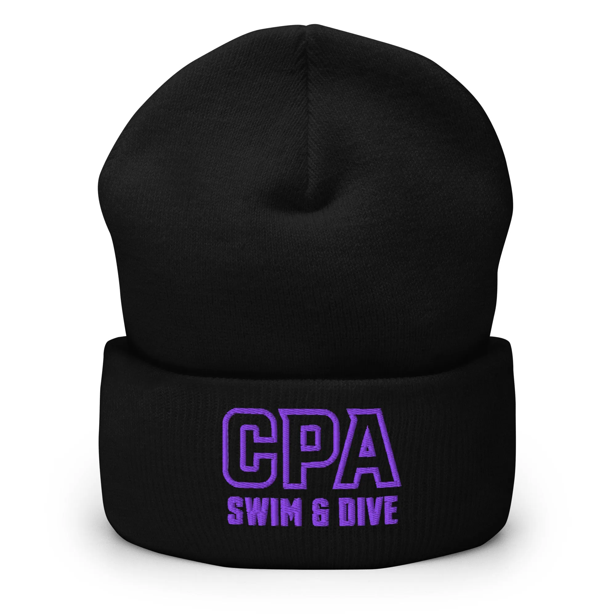 CPA Swim & Dive / Embroidered Cuffed Beanie