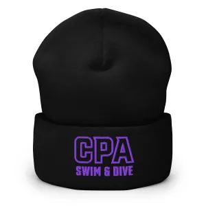 CPA Swim & Dive / Embroidered Cuffed Beanie