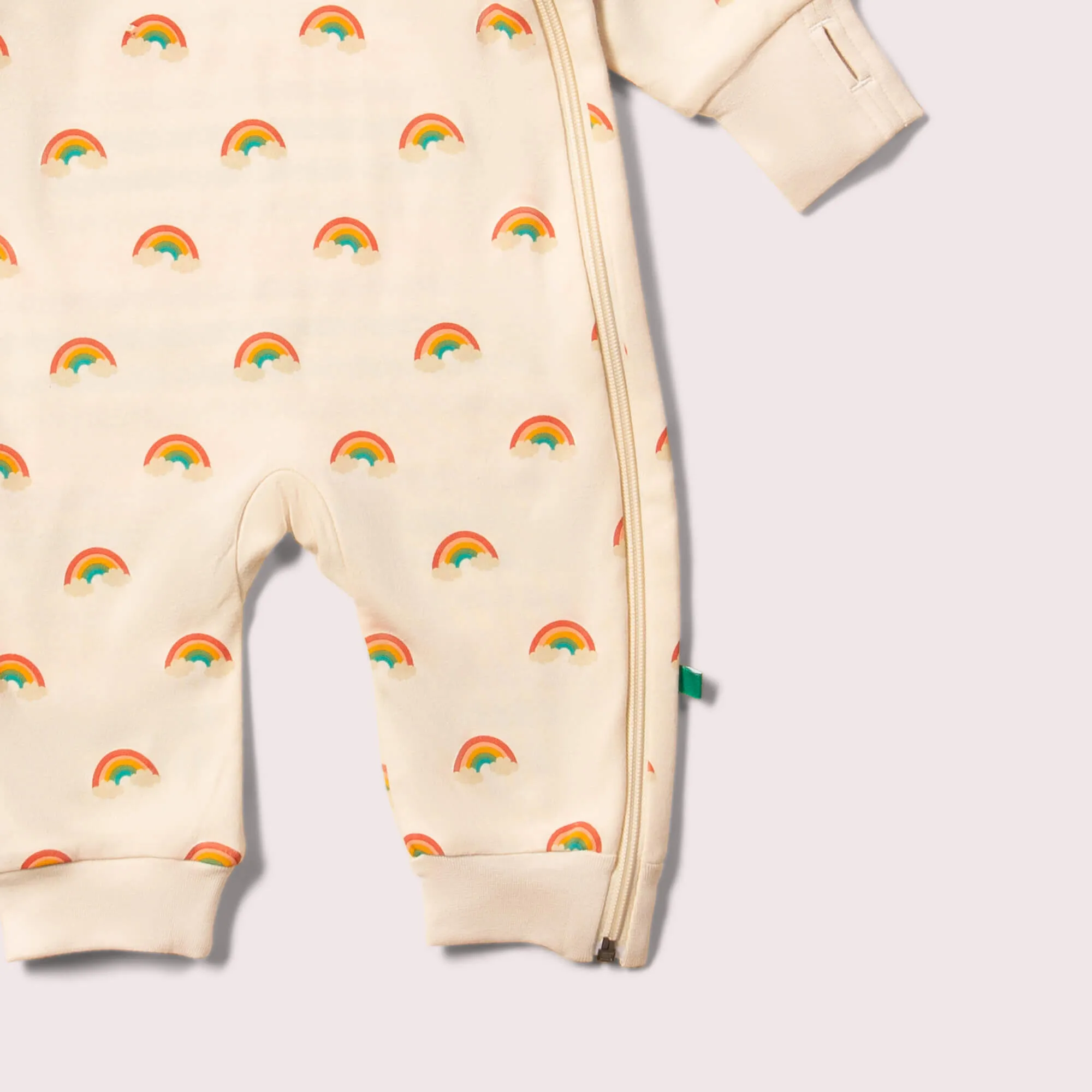 Cream Rainbows Reversible Hooded Snug As A Bug Suit