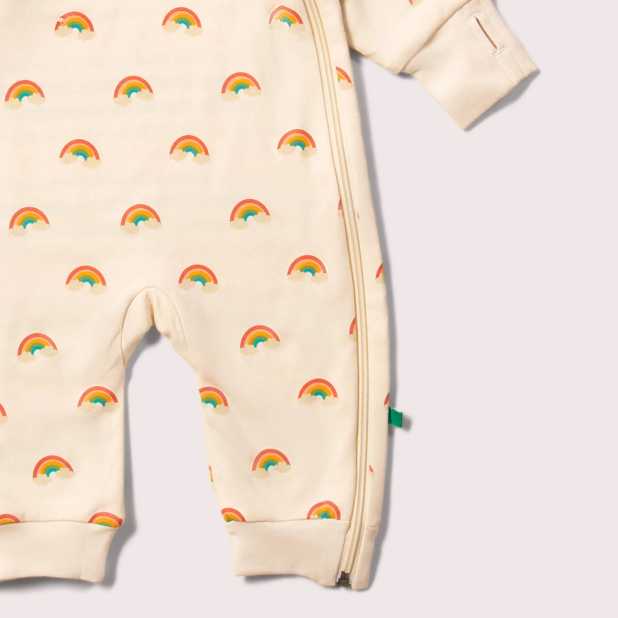 Cream Rainbows Reversible Hooded Snug As A Bug Suit