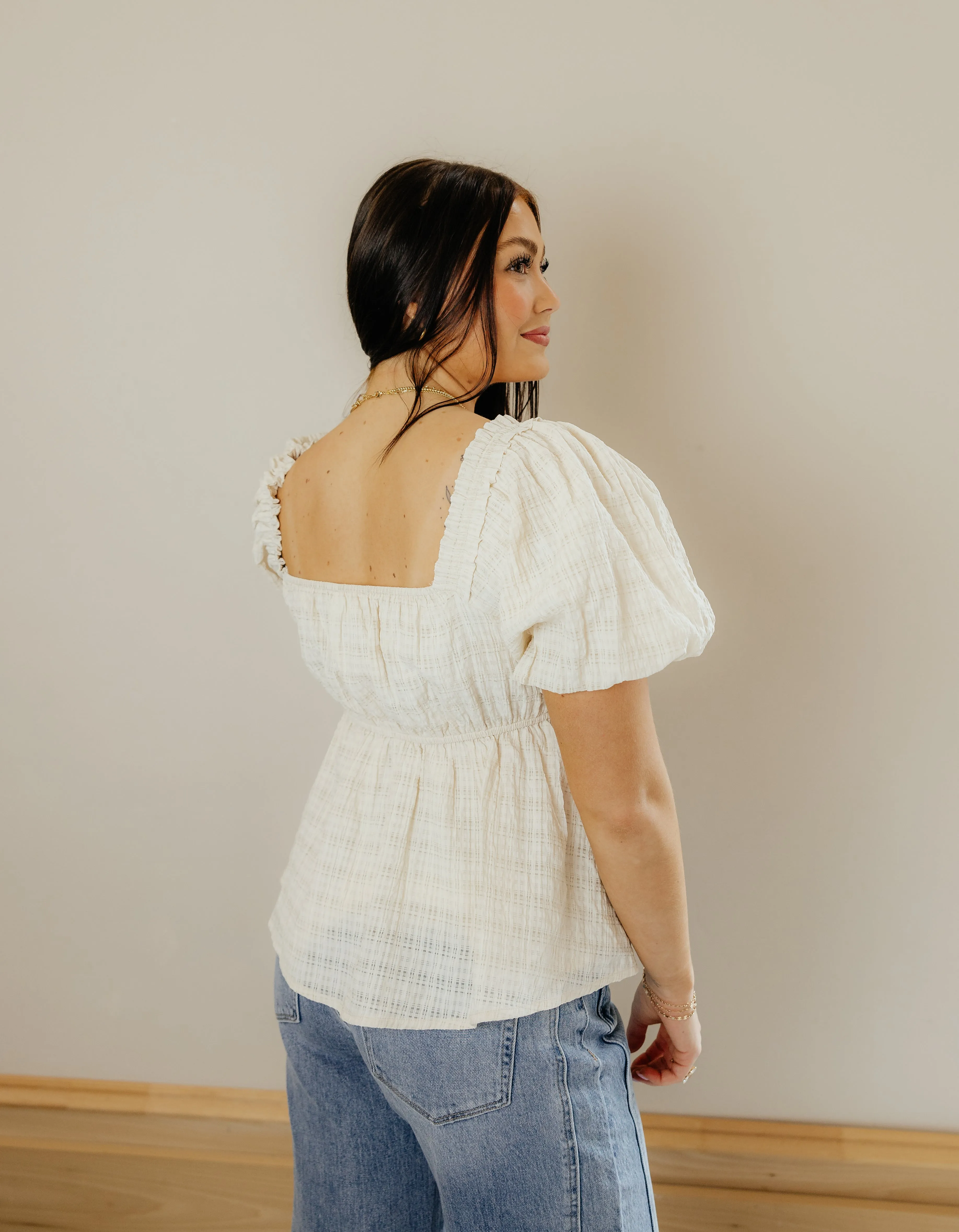 Creamy Luxe Babydoll Top