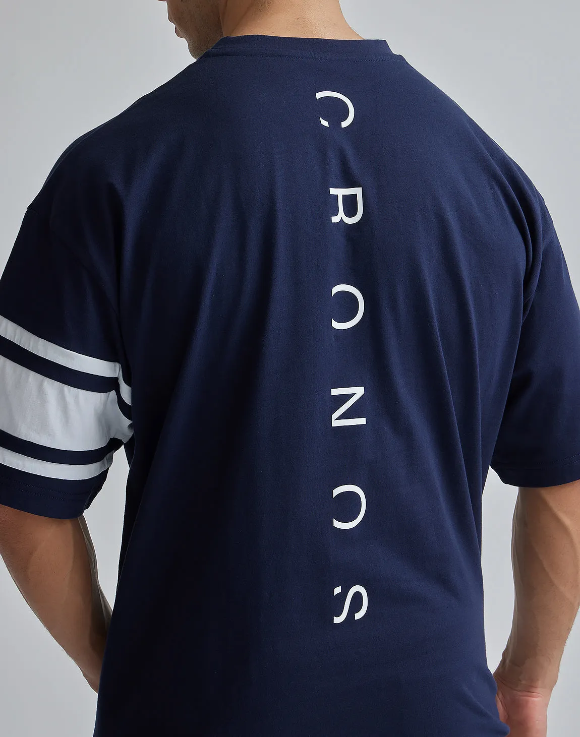 CRONOS BRASSARD OVERSIZE T-SHIRTS【GRAY】