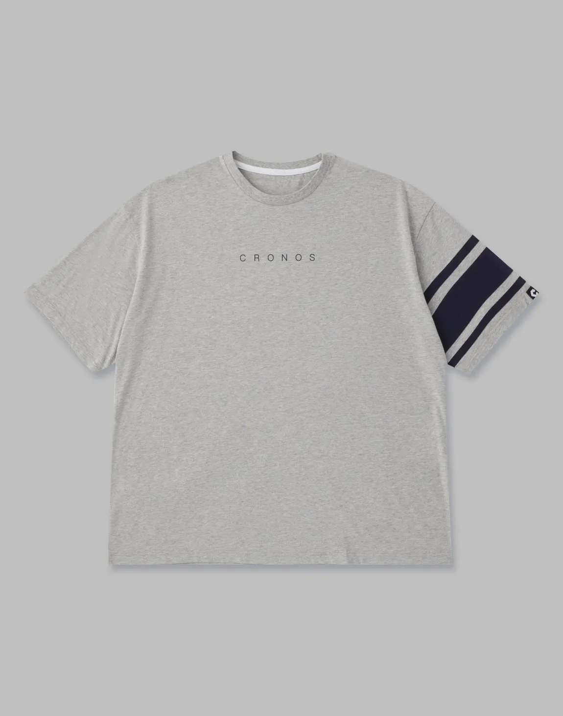 CRONOS BRASSARD OVERSIZE T-SHIRTS【GRAY】