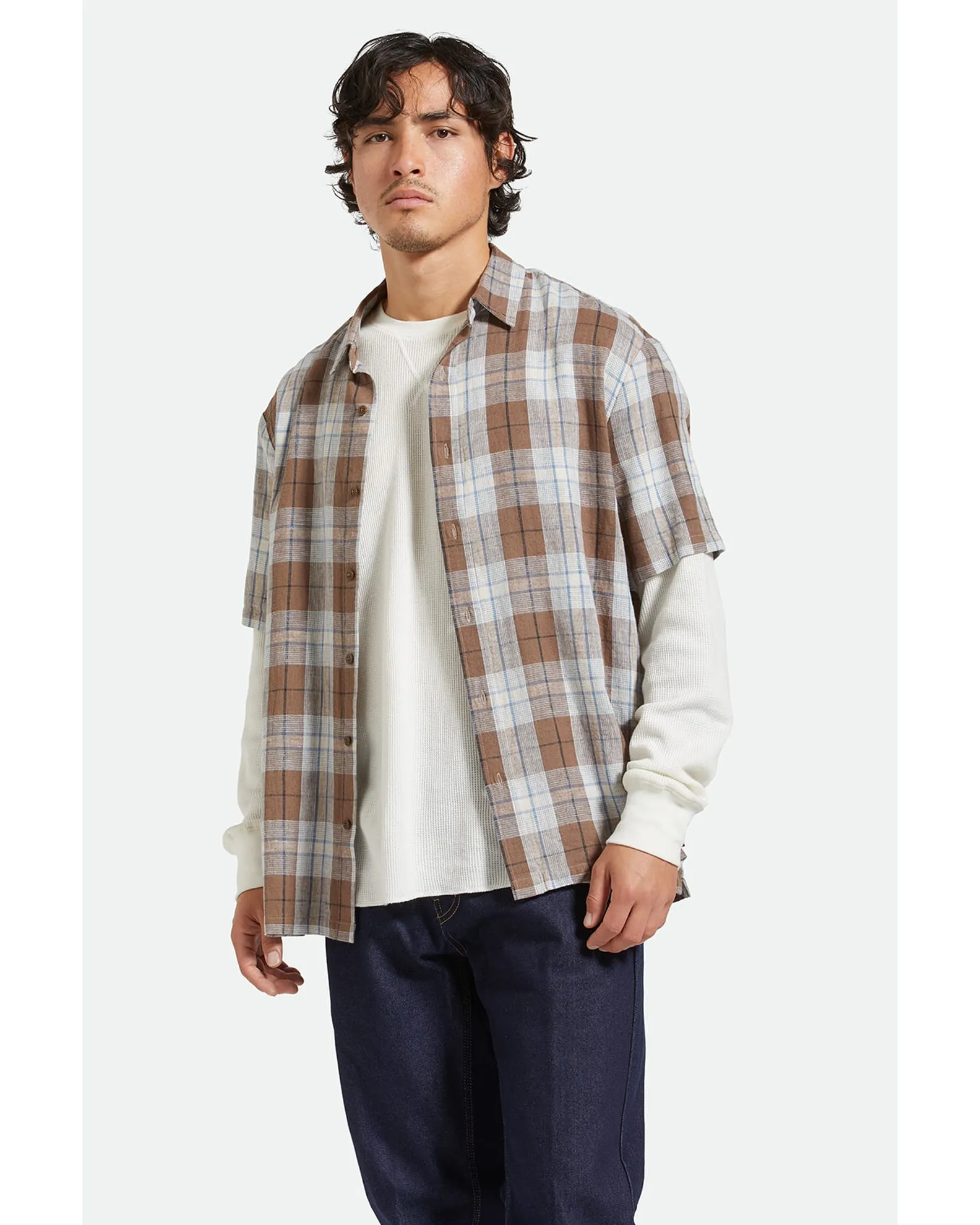 CRU LINEN BLEND S/S WVN