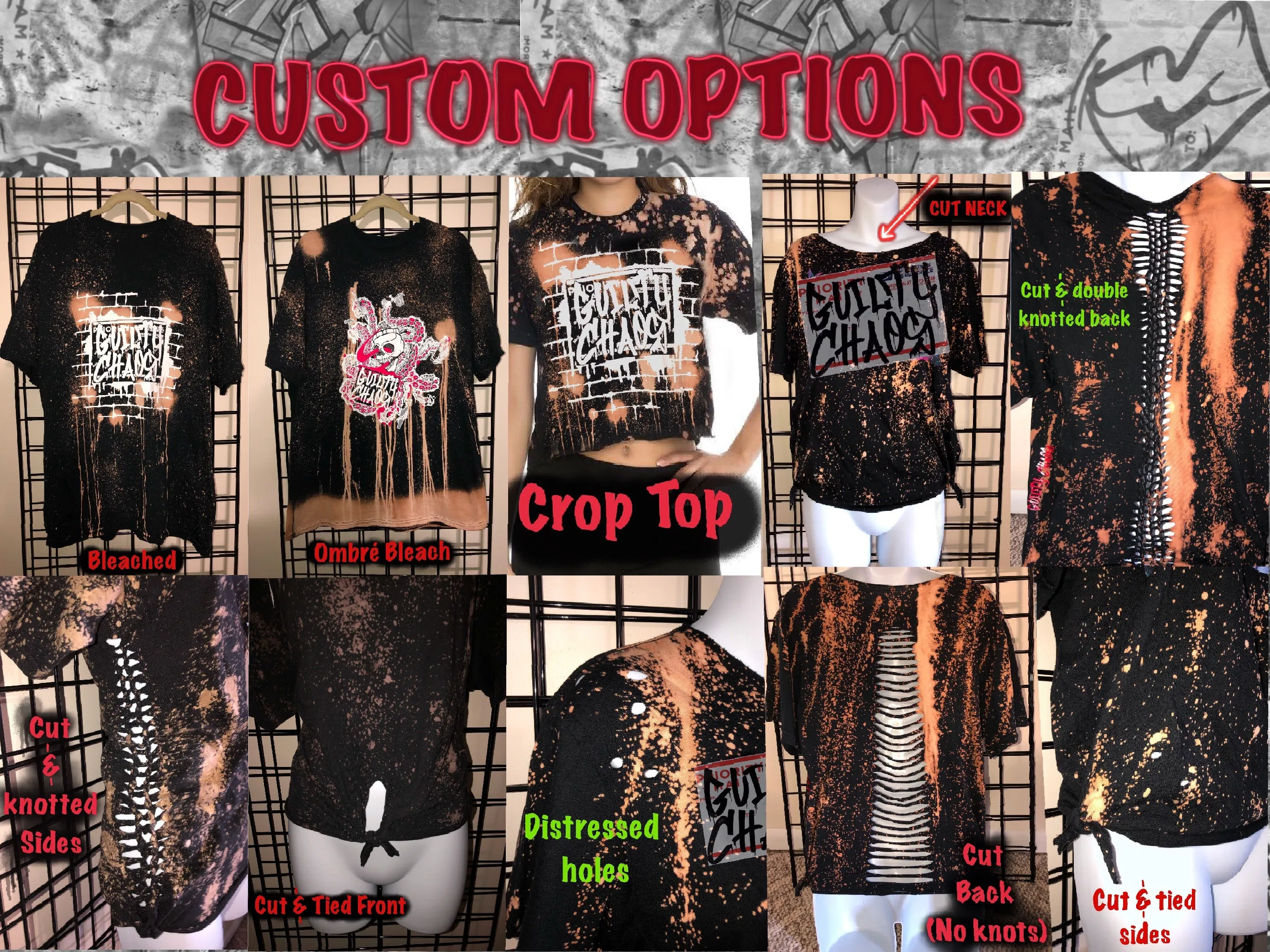 Custom Guilty Chaos Skull-topus t-shirt 1of1