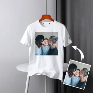 Custom Unisex Crewneck T-shirts Personalized Classical T-shirts Casual Style
