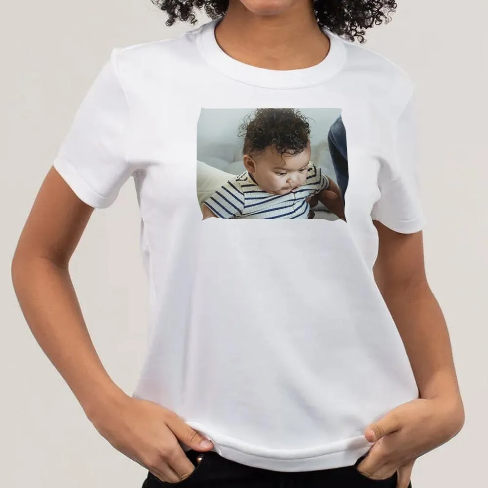Custom Unisex Crewneck T-shirts Personalized Classical T-shirts Casual Style
