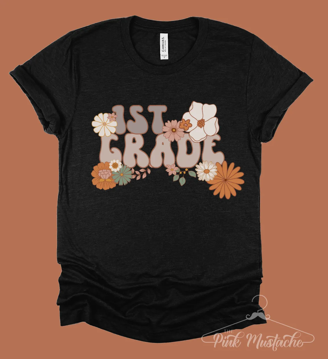 Daisy Floral Any Grade Tee/ Teacher Shirts/ Student Shirts/ Multiple Colors