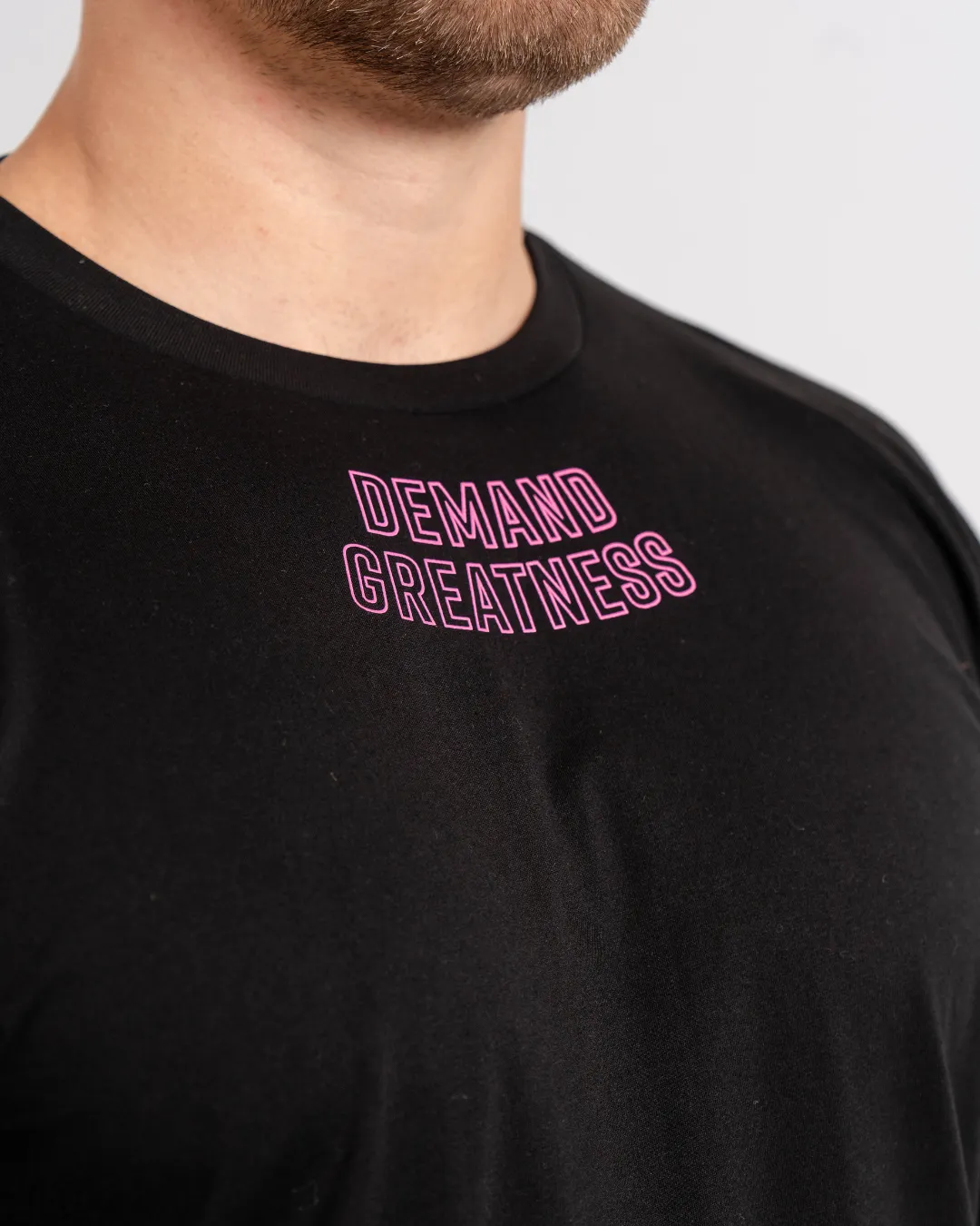 Demand Greatness True-Fit Men's Meet Shirt - Flamingo