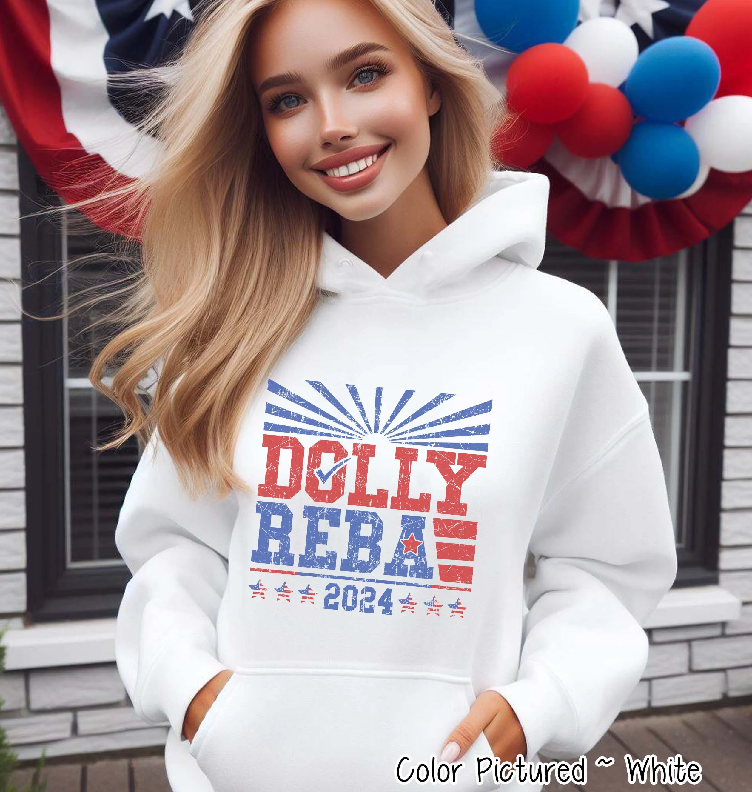 Dolly & Reba for President Funny Political Tee and Sweatshirt