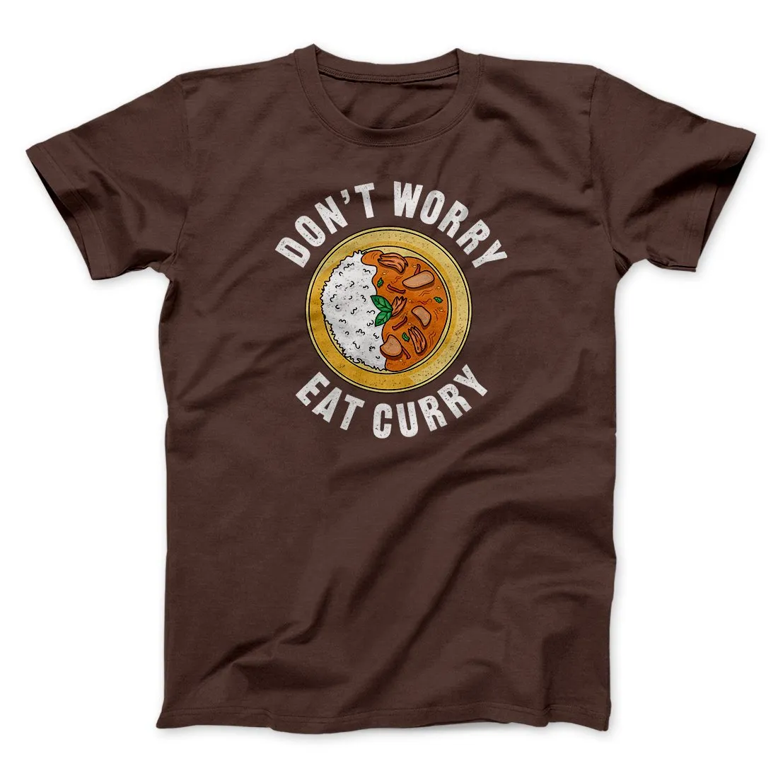 Don't Worry Eat Curry Men/Unisex T-Shirt