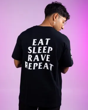 Eat Sleep Rave Repeat Men's T-Shirt