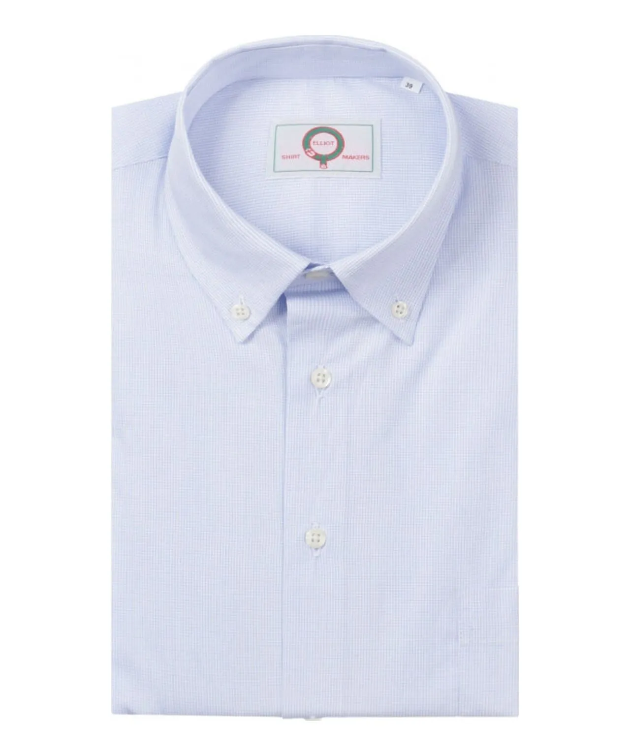 Elliot Shirt Button Down Lange Mouw | Blauw
